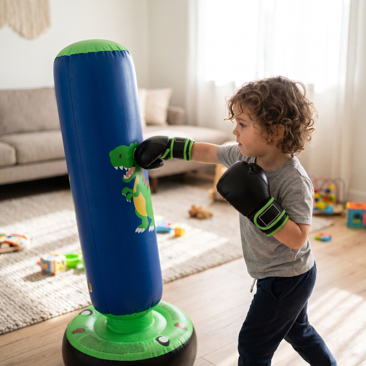 Punch & Kick Inflatable Training Bag