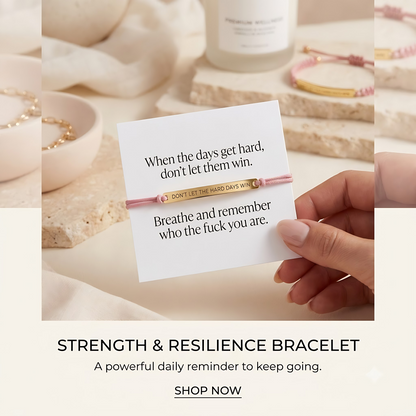 Don't Let The Hard Days Win – Daily Reminder Bracelet