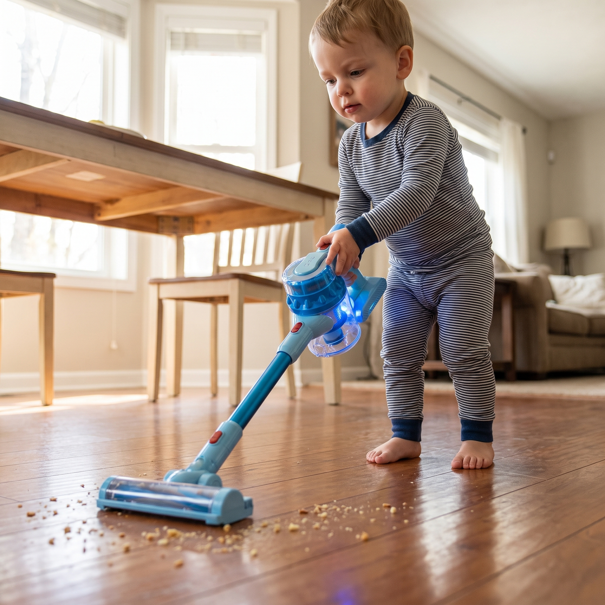 My First Working Vacuum Cleaner – Real Suction & Cleaning Fun