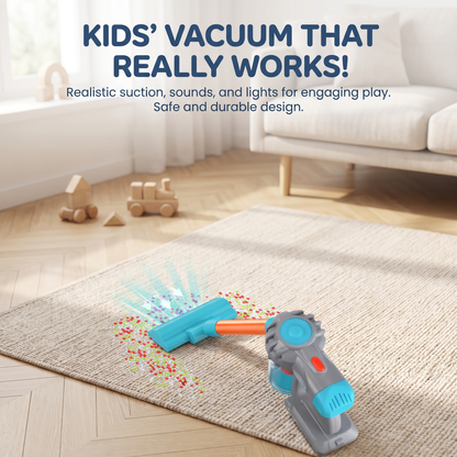 My First Working Vacuum Cleaner – Real Suction & Cleaning Fun