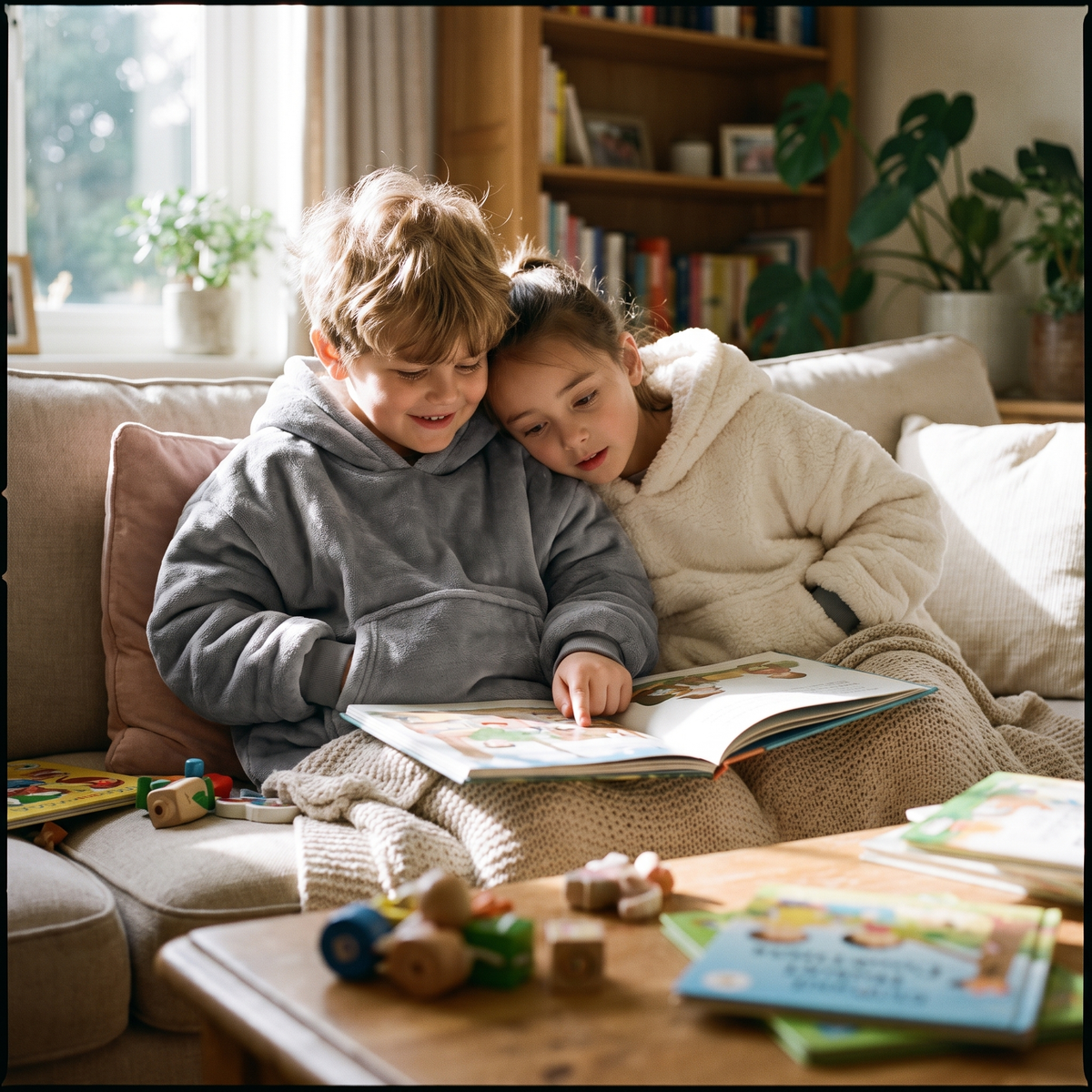 Kids Oversized Sherpa Hoodie – The Ultimate Wearable Blanket
