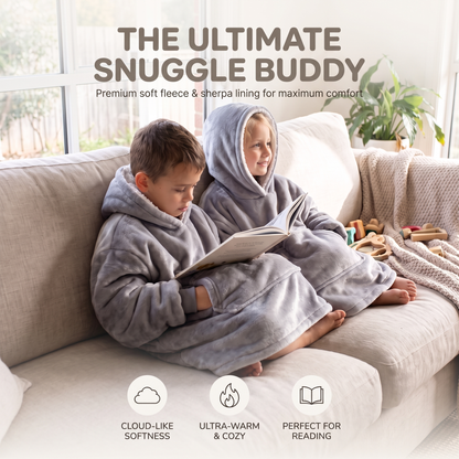 Kids Oversized Sherpa Hoodie – The Ultimate Wearable Blanket