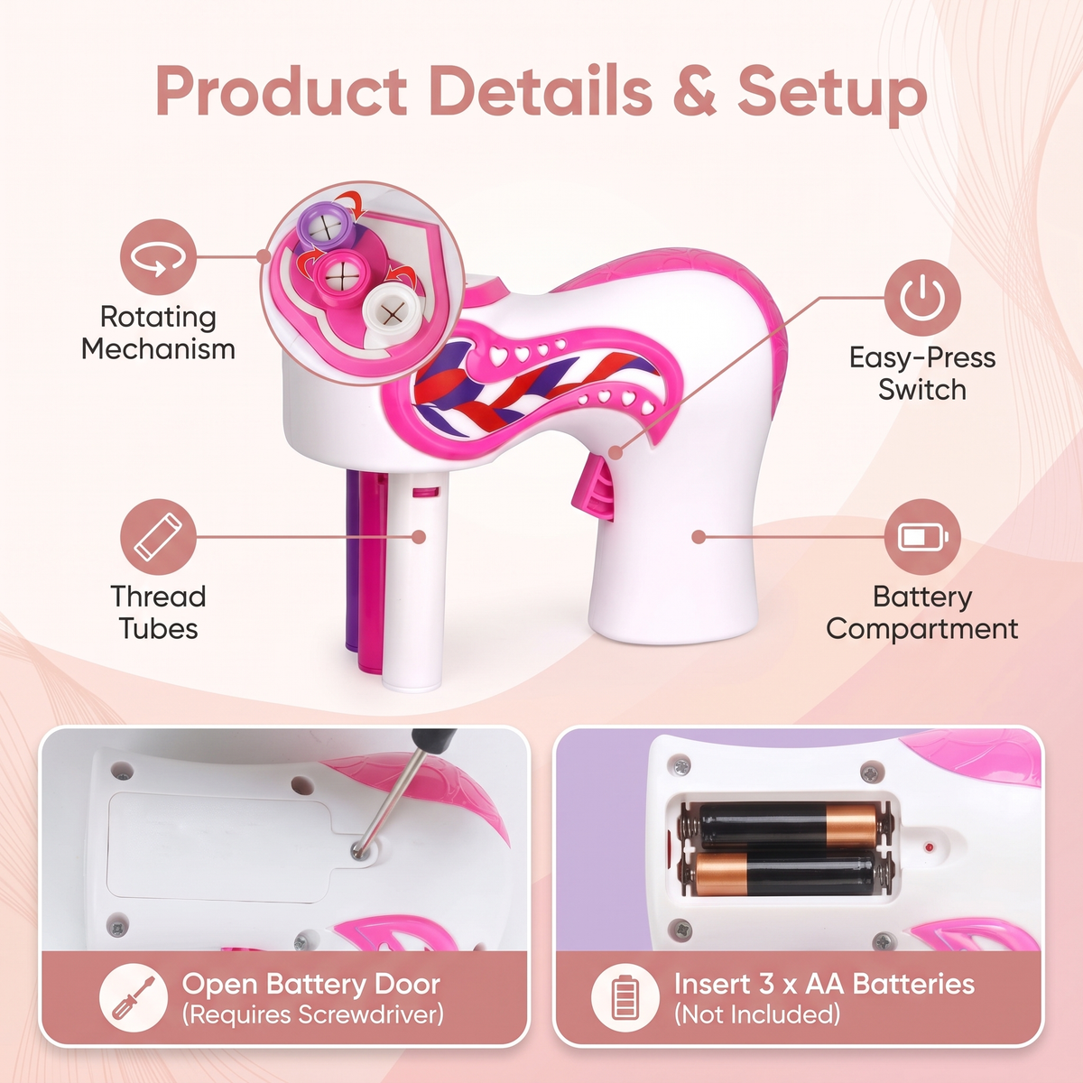 Automatic Hair Twister – Create Fun Braided Hairstyles