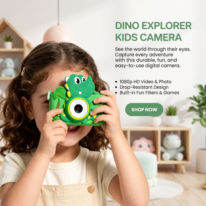 Kids Dinosaur Digital Camera – Their First Little Adventure Camera