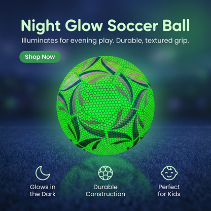Glow in the Dark football Ball for Outdoor Football Fun