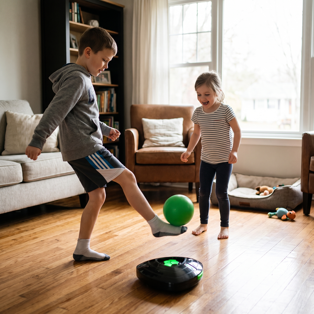 Interactive Football Training Robot with Smart Ball Tracking