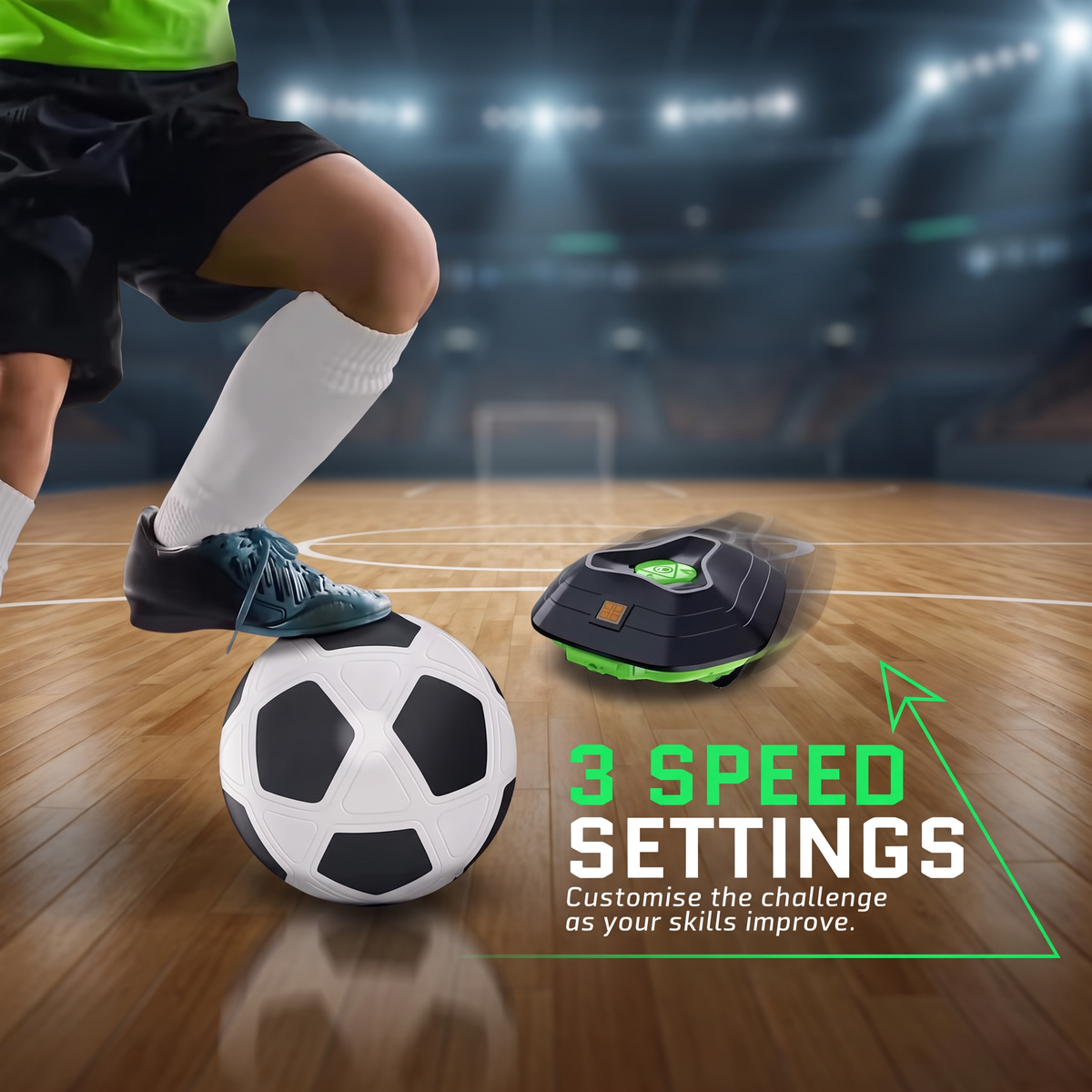 Interactive Football Training Robot with Smart Ball Tracking