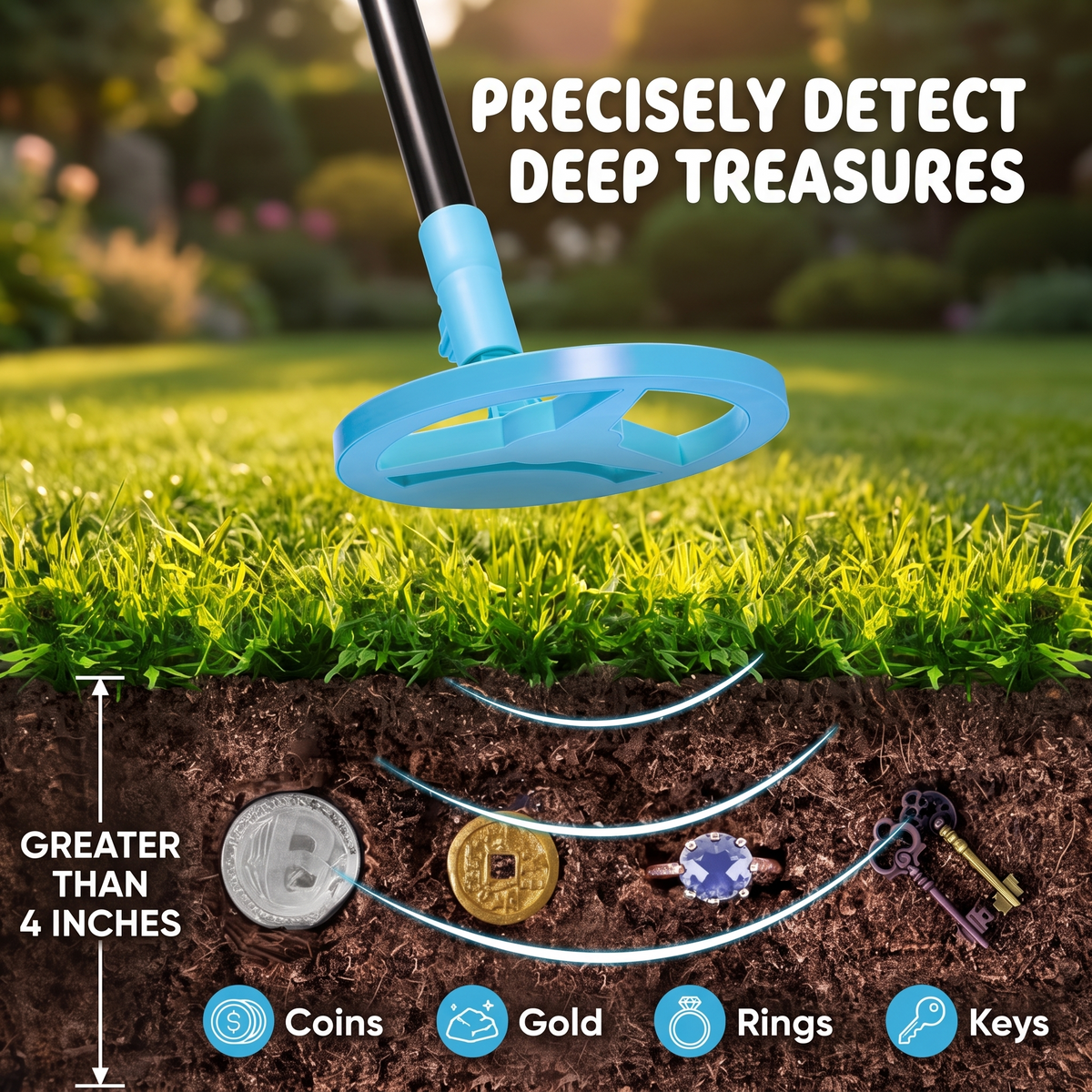 Kids Metal Detector for Exciting Outdoor Treasure Hunts