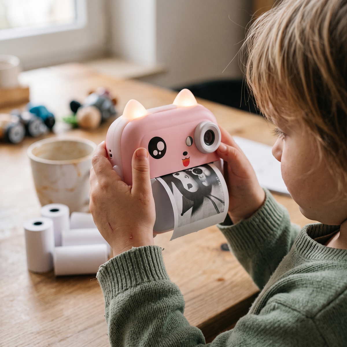 Instant Print Camera for Photos and Creative Fun