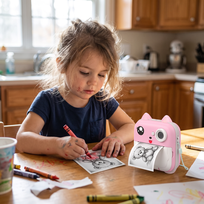 Instant Print Camera for Photos and Creative Fun