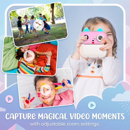 Instant Print Camera for Photos and Creative Fun