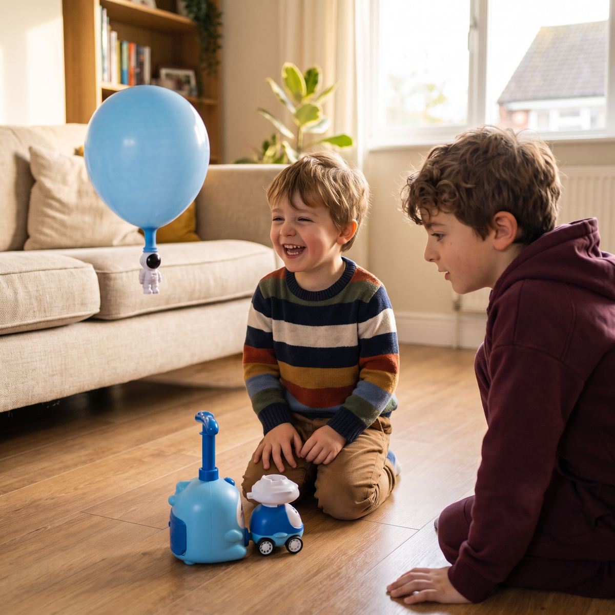 Balloon Powered Racing Car Set for Kids