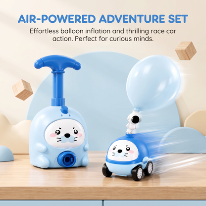 Balloon Powered Racing Car Set for Kids