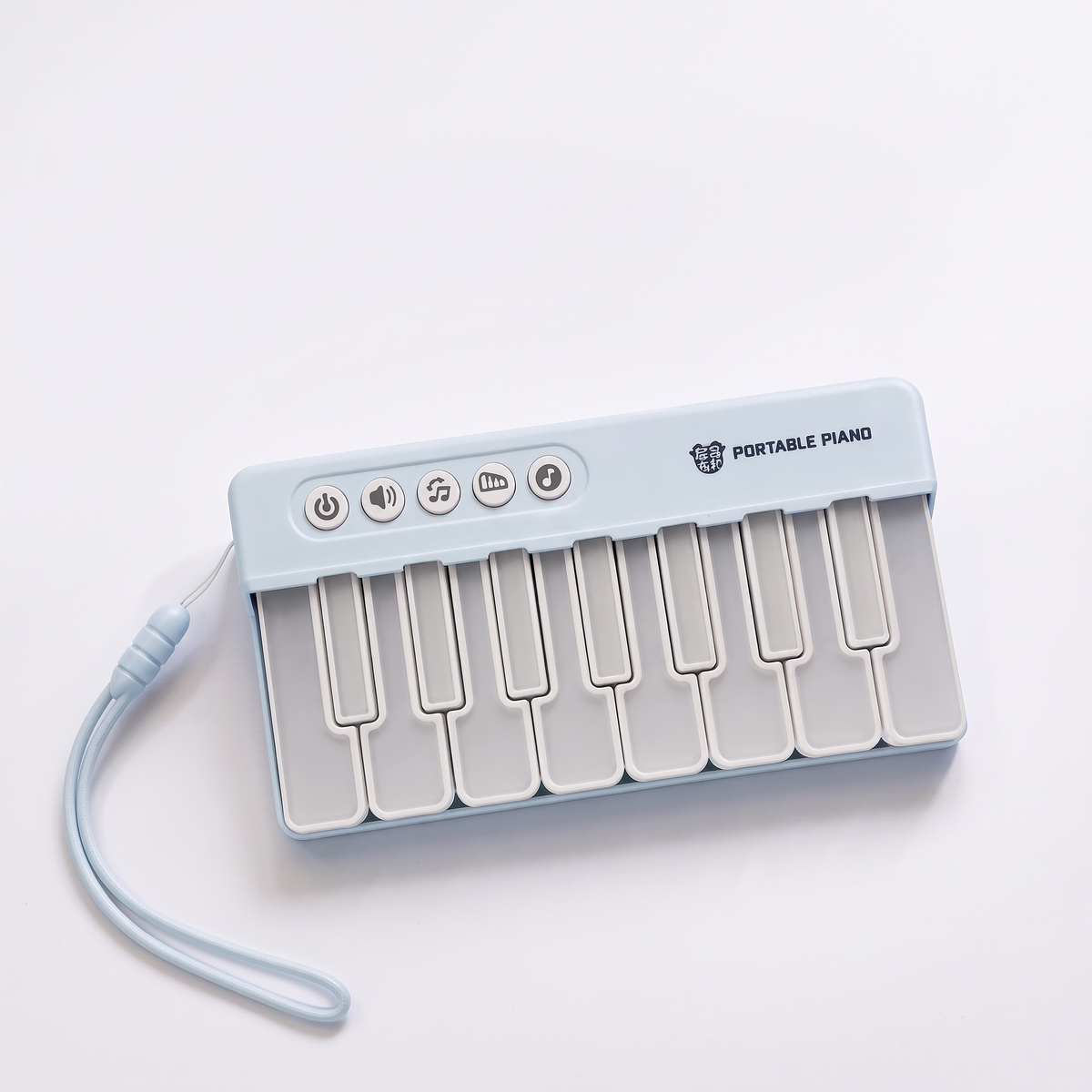 Kids Portable Musical Keyboard with Rainbow Lights