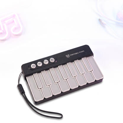 Kids Portable Musical Keyboard with Rainbow Lights