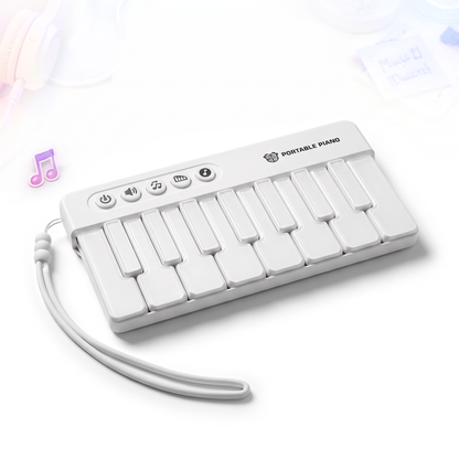 Kids Portable Musical Keyboard with Rainbow Lights