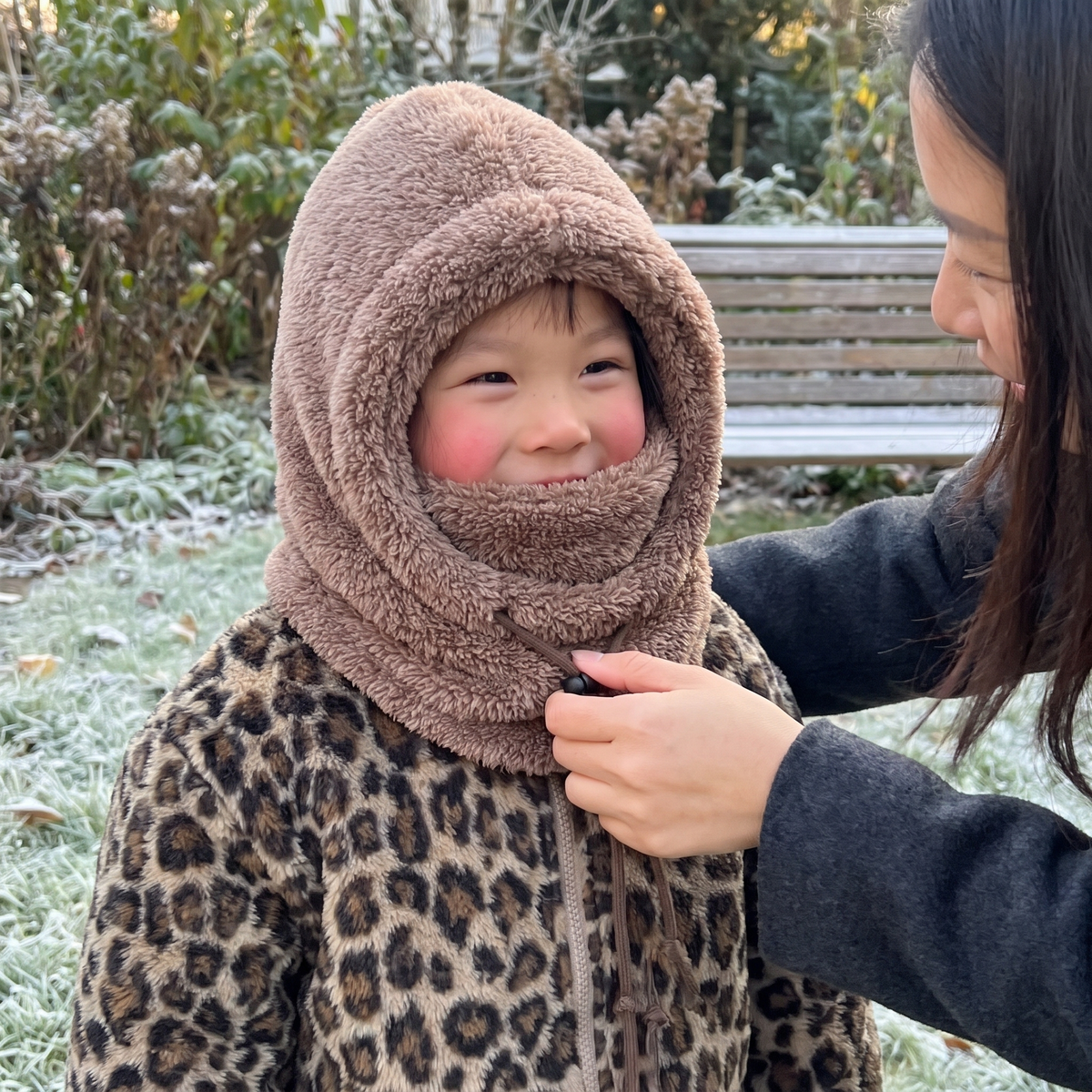 Warm Fleece Balaclava Hat with Face and Neck Cover