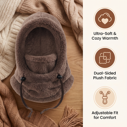Warm Fleece Balaclava Hat with Face and Neck Cover