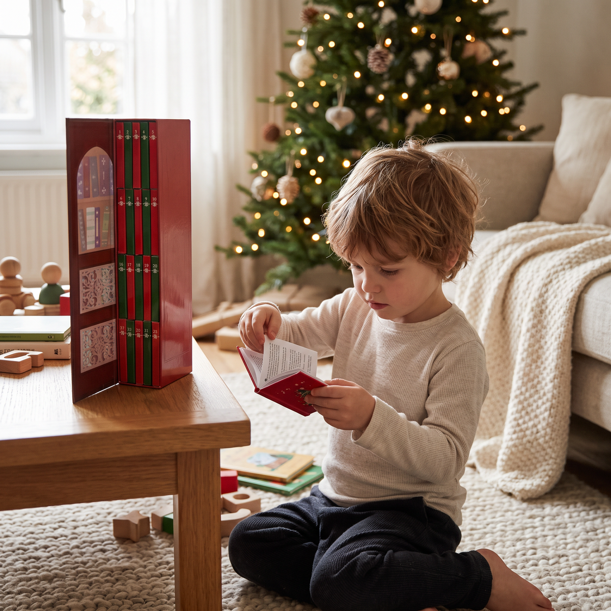 Miniature Book Advent Calendar with 25 Literary Classics