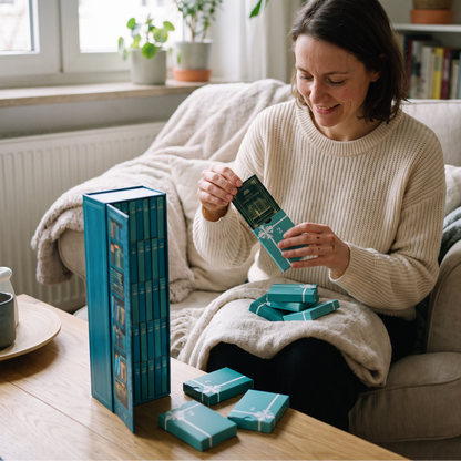 Miniature Book Advent Calendar with 25 Literary Classics