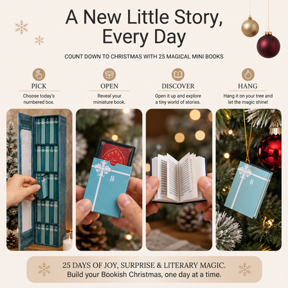 Miniature Book Advent Calendar with 25 Literary Classics