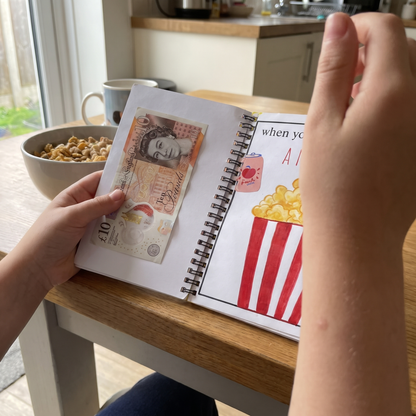 Christmas Gift Card Booklet for Cards and Money