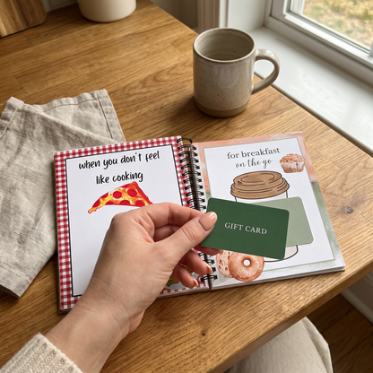 Christmas Gift Card Booklet for Cards and Money
