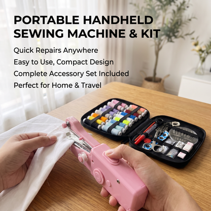 Handheld Mini Sewing Machine for Quick Clothing Repairs