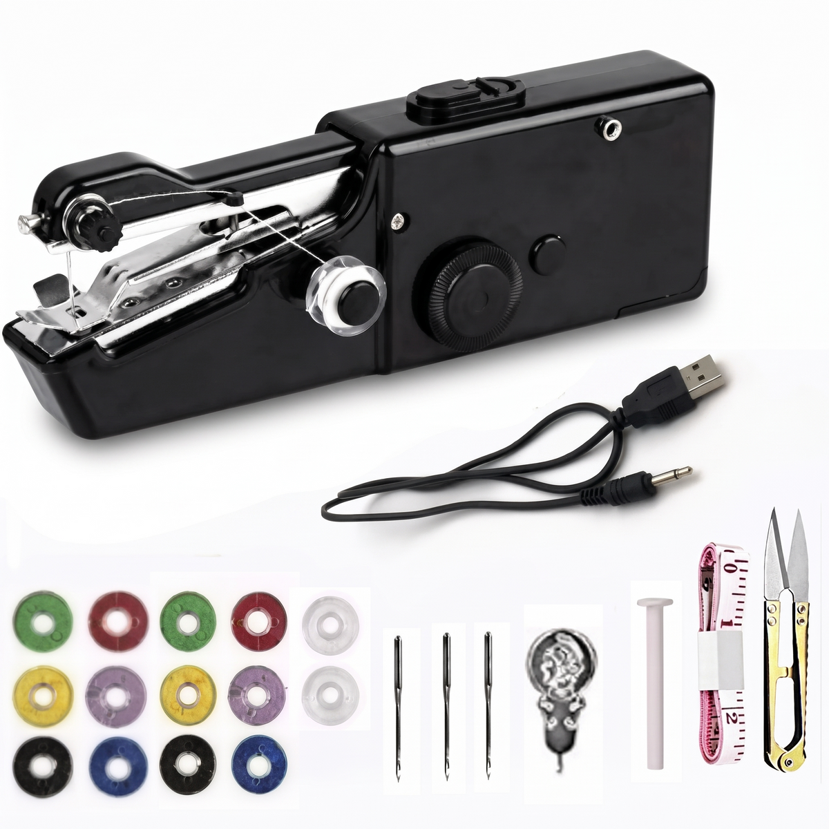 Handheld Mini Sewing Machine for Quick Clothing Repairs