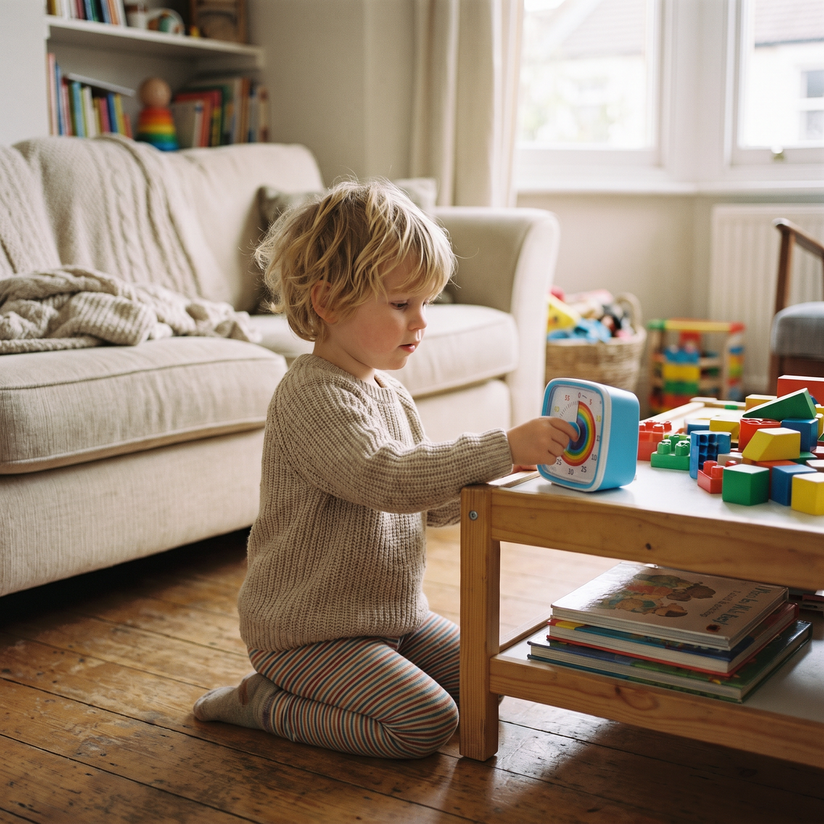 Rainbow Visual Timer for Children and Daily Tasks