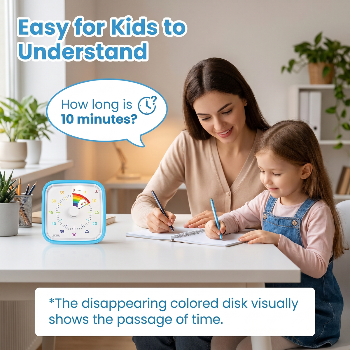Rainbow Visual Timer for Children and Daily Tasks