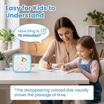 Rainbow Visual Timer for Children and Daily Tasks